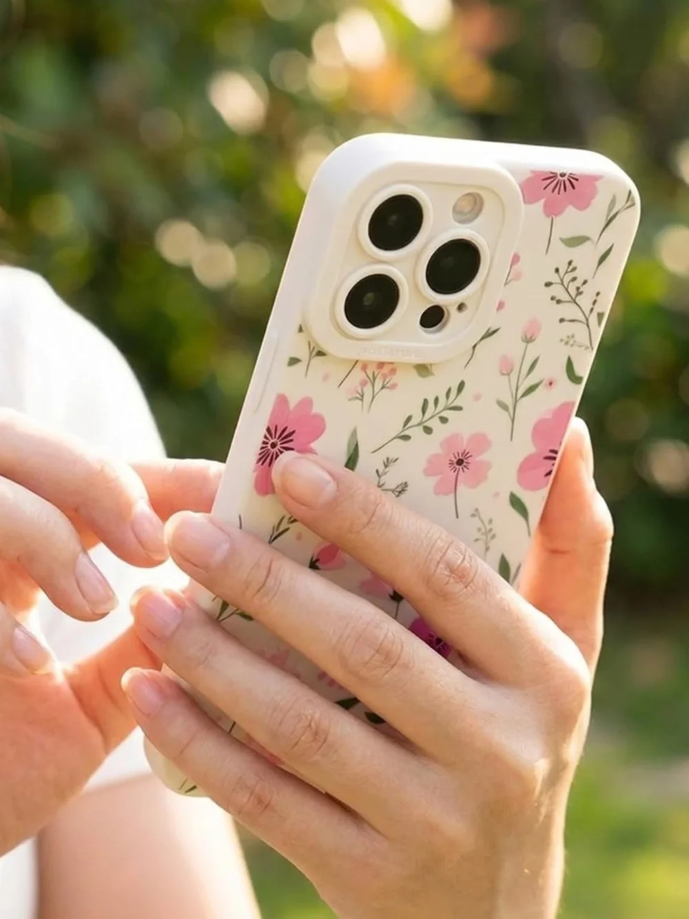 iPhone 16 Pro Max Case | Cute Flowers Design | Floral Soft